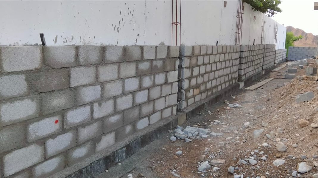 Perimeter wall works and repairs in Sumail
