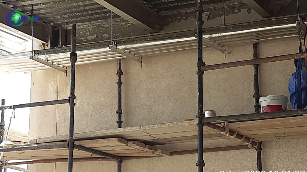 Hempadur painting carried out at the Renaissance Mabela store